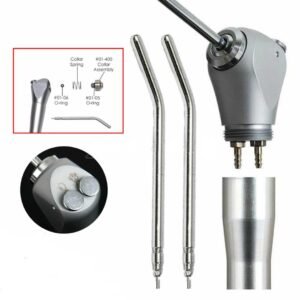 Dental Three Way Syringe Air Water 2 Nozzles